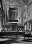 Old image of the Court's grand courtroom, used for larger sessions and judicial ceremonies