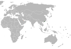 Map indicating locations of Hong Kong and Qatar