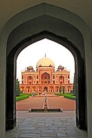 Humayun-Mausoleum, Delhi, vom Eingangsportal aus gesehen