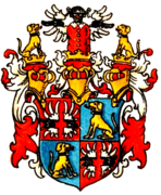 Gemehrtes Wappen der Grafen Hundt zu Lautterbach