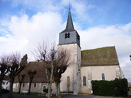 The church in La Chapelle-sur-Aveyron