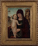 Giovanni Francesco Maineri, Madonna y niño, 1497