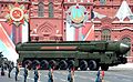 Topol-M participating in a military parade on Red Square on Soviet-Russian Victory Day