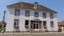 The town hall in Monswiller