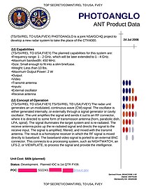 PHOTOANGLO - Successor to the CTX4000, jointly developed by the NSA and the GCHQ
