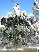 The Neptunbrunnen fountain in Berlin