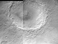 Viking Orbiter 1 mosaic of Ottumwa crater