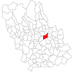 Location in Prahova County