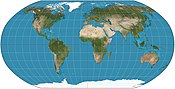 Robinson projection, formerly used by National Geographic Society