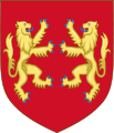 1154–1198 Mögliche Darstellung des Wappens von Heinrich II. und des Älteren Wappens von Richard Löwenherz als Könige von England