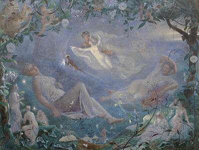 A Midsummer Night's Dream by John Simmons, 1873