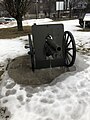 Type 41 75 mm mountain gun, a licensed copy of the German Krupp M1908, located at The Royal Canadian Regiment Museum in London, Ontario.
