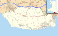 Rhoose is located in Vale of Glamorgan