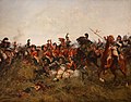Die Schlacht von Quatre Bras am 16. Juni 1815