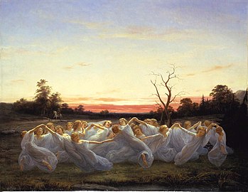 Ängsälvor (meadow elves), 1850