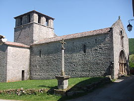 The church in the hamlet of Veyrines, in Saint-Symphorien-de-Mahun