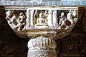 The nave has 15 pillars with Buddha reliefs[219]