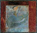Dejected Angel, 1979, Oil on cardboard, 46 x 49.5 cm.