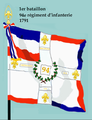 Fahne des 1. Bataillons 1791 bis 1793
