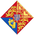 Arms of Princess Victoria Eugenie of Battenberg (1906) before marriage to Alfonso XIII of Spain
