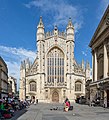 Bath Abbey exterior as viewed from the west