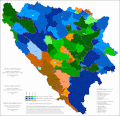 Religious structure of Bosnia and Herzegovina by municipalities 2013