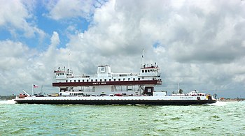 Galveston-Port Bolivar ferry known as Dewitt C. Greer vessel