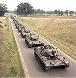 Leopard-1-Panzer der 0-Serie auf dem Truppenübungsplatz Munster 1965