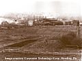 Carpenter Steel Company Plant in 1893, Reading, Pa, looking east.