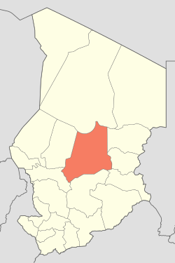 Djédaa is located in Chad