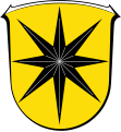 Wappen des ehemaligen Landkreises Waldeck, mit dem klassischen Waldecker Stern