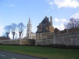 The church and the château