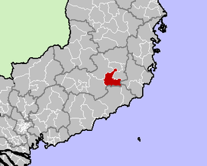 Location in Lâm Đồng province