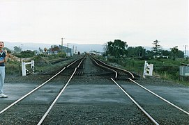 Damaged Railway tracks