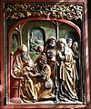 Scene from a German painted wood altarpiece