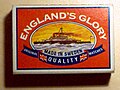 England's Glory matchbox