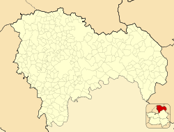 Pioz, Spain is located in Province of Guadalajara