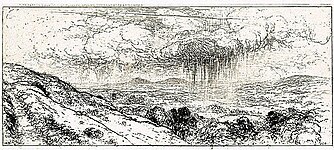 Nine Barrow Down, Isle of Purbeck, looking towards St. Alban's Head, 1872