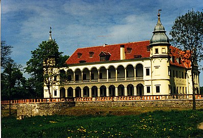 Krobielowice (German: Krieblowitz) Castle, Lower Silesia (owned by the Blücher family 1814–1945)