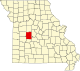 A state map highlighting Benton County in the western part of the state.
