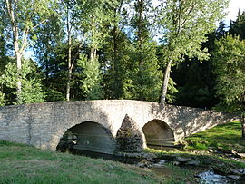 The Isch bridge in Wolfskirchen