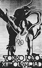 Das offizielle Poster der Olympischen Sommerspiele 1940