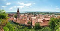 Panoramic view from Ptuj Castle