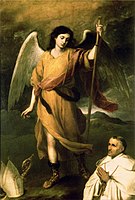 St. Raphael the Archangel with Bishop Domonte, c. 1680, Pushkin Museum, Moscow