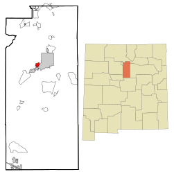 Location of Agua Fria, New Mexico