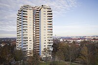 Salute, high-rise apartments, Stuttgart-Fasanenhof (1961–63)