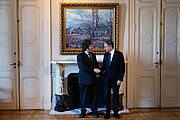 Secretary Blinken with Argentine President Javier Milei in Buenos Aires, Argentina, February 2024