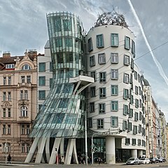 Assymetry – Dancing House, Prague, the Czech Republic, by Vlado Milunić and Frank Gehry (1992-1996)