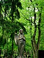 Tombstone angel in Turku cemetery
