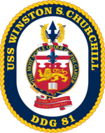 DDG-81 USS Winston Churchill Coat of Arms